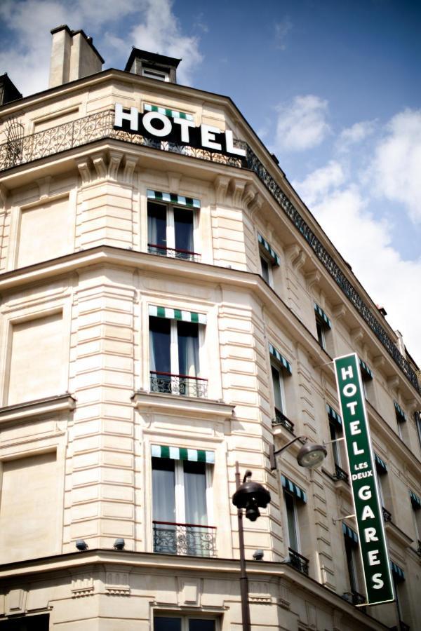 Hotel Les Deux Gares Paris Bagian luar foto